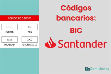 Código BIC / SWIFT para cualquier banco .